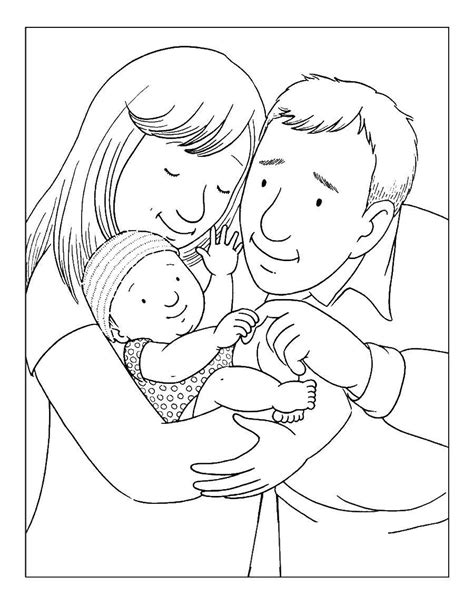 art father  mother coloring coloring pages