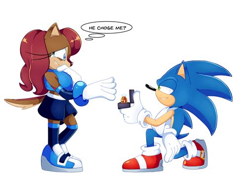 bound for freedom sonic x sally week — fini mun uploading a small