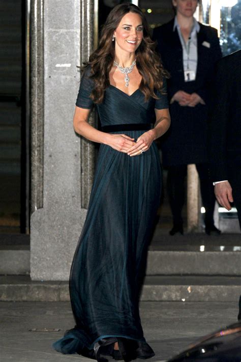 Kate Middleton Wows In Glam Jenny Packham Dress