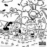Coloring Halloween Snoopy Pages Peanuts Brown Gang Movie Charlie Adult Fall Printable Sheets Peanut Dibujos Para Colorear Color Colouring Sheet sketch template