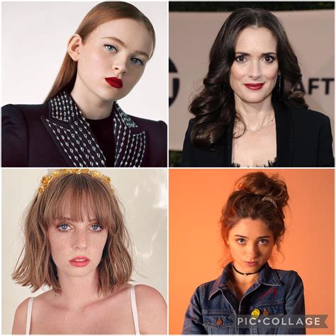 pick two girls to pussyfuck and two to facefuck sadie sink winona
