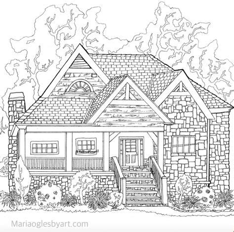 house coloring page   color   site coloring books