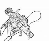Jaeger Coloring Template Eren Pages sketch template