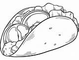 Tacos Sabroso sketch template