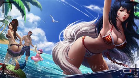 Beach Pool Party League Of Legends 3840x2160 With Images