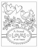Coloring Valentines Pages Christian Religious Color Valentine Getcolorings Printable sketch template
