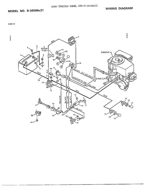 wiring diagram diagram parts list  model  murray parts riding mower tractor parts