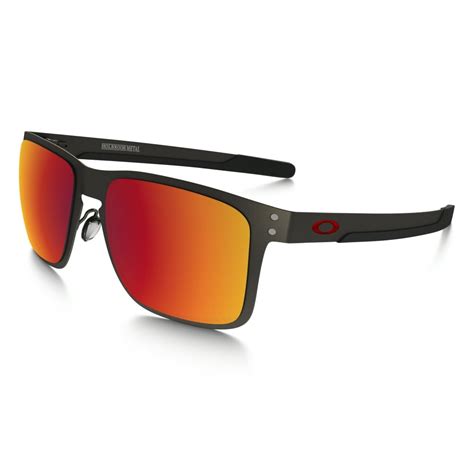 Polarized Oakley Holbrook Metal Sunglasses Matte Gunmetal Oo4123 05