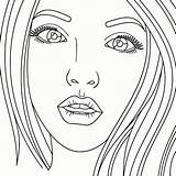 Coloring Pages People Cute Adult Book Detailed Printable Recolor Print Girls Books Faces Choose Board Peoples Popular Abstract sketch template