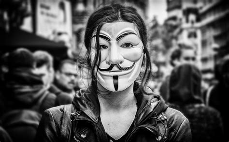 the girl in the anonymous mask a guy fawkes anonymous mas… flickr