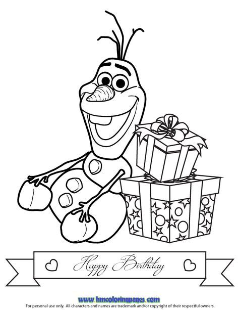 olaf  summer colouring pages birthday coloring pages frozen