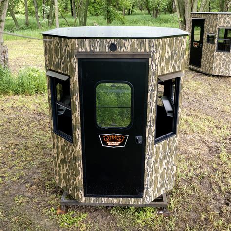 gladiator hunting blind rutted  blinds elevated hard sided
