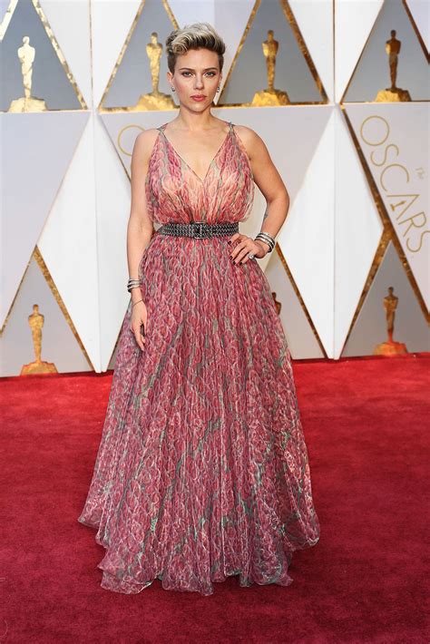 Scarlett Johansson Oscar Dresses Dresses 2017 Celebrity Outfits
