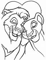 Coloring Pages Lion King Nala Simba Kiara Drawing Kovu Clipartmag Getcolorings Color sketch template