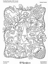 Spoonflower Cynthia sketch template