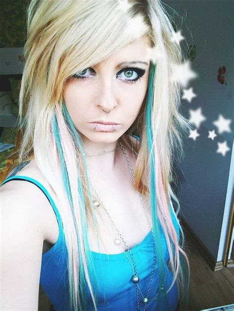 funky emo hairstyles for teenage girls girl stuff hair nails style fashion pinterest