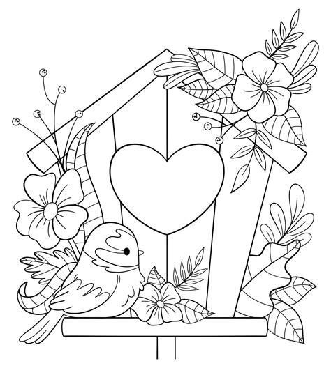 printable spring coloring pages kindergarten garden coloring pages