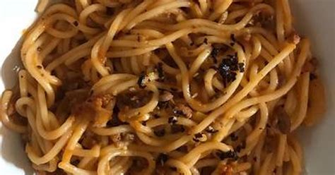 resep spaghetti la fonte enak  sederhana ala rumahan cookpad