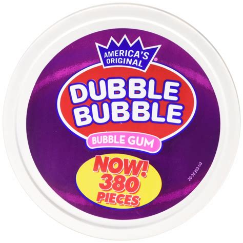 amazoncom dubble bubble tub original flavor  count  oz
