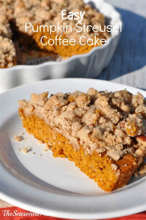 easy pumpkin streusel coffee cake  seasoned mom