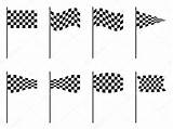 Checkered Flag Coloring Template sketch template
