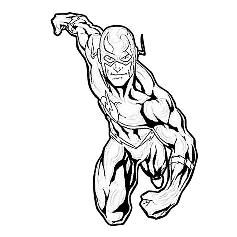 black flash coloring pages