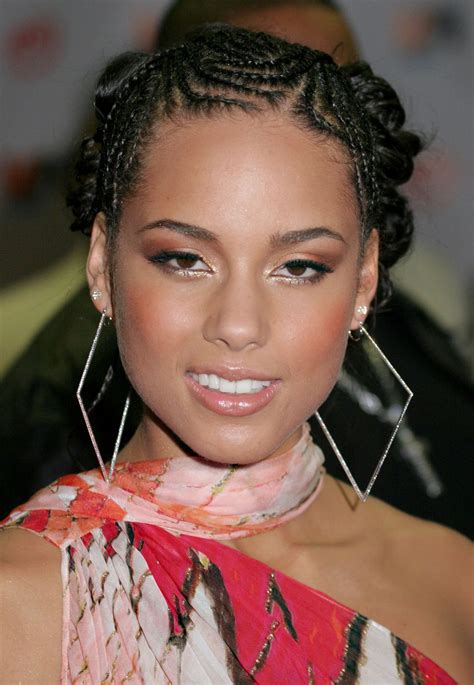 alicia keys  head turning hairstyles   time huffpost life