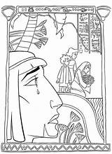 Egypt Coloring Prince Pages River Crying Pharaoh Nile Sister Save Popular sketch template