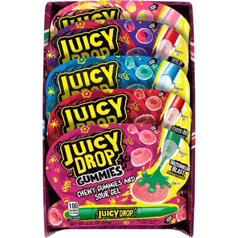 Juicy Drop Gummy Candy Sweet Gummies And Sour Gel Pen Assorted Flavors