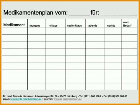 kreativ  medikamentenplan vom fuer powerpoint