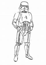 Stormtrooper Trooper Stormtroopers Coloringhome sketch template