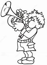 Trumpet Coloring Pages Onlinecoloringpages Sheet sketch template