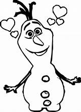 Olaf Wecoloringpage sketch template