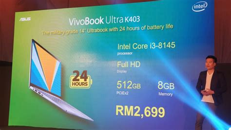vivobook ultra     launched  malaysia