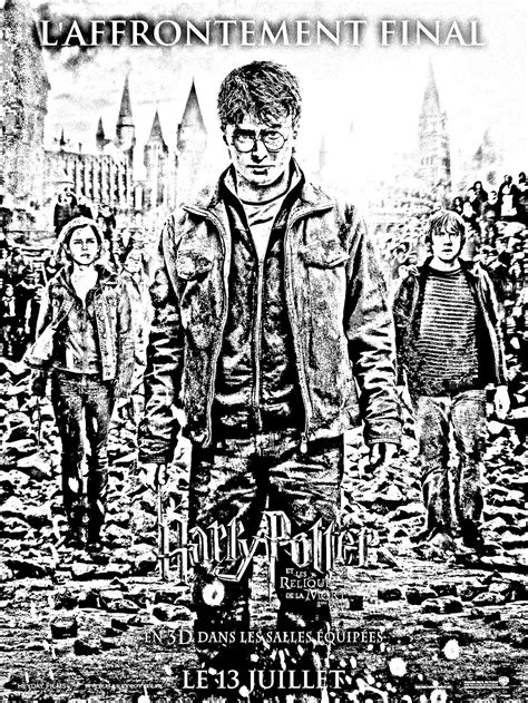 harry potter   affiche movies adult coloring pages