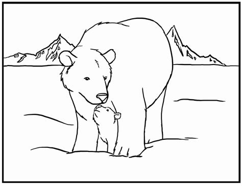 arctic animals printable coloring pages bubakidscom