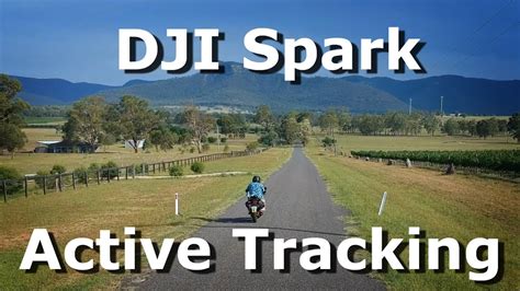 dji spark active tracking demo youtube