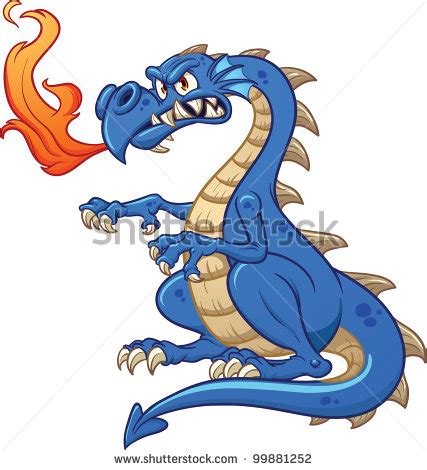 blue vector cartoon dragons images angry cartoon dragons blue