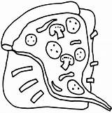 Coloring Pages Ranch Getcolorings Pizza sketch template