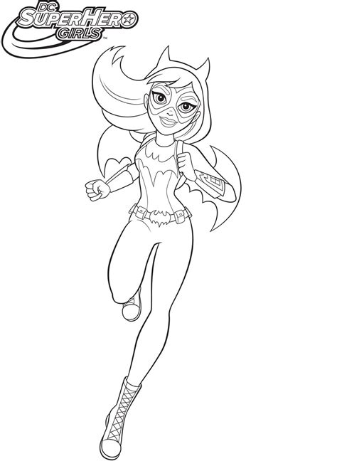 dc super hero girls coloring pages coloring home