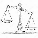 Justice Unbalanced Drawing Scales Scale Sketch Balance Illustration Law Easy Stock Doodle Tattoo Drawings Getdrawings Vector Criminal Logo Depositphotos Found sketch template