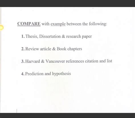 hypothesis   research paper research paper  hypothesis