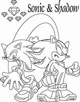 Sonic Coloring Pages Shadow Hedgehog Print Colouring Printable Vs Color Getdrawings Sheets sketch template