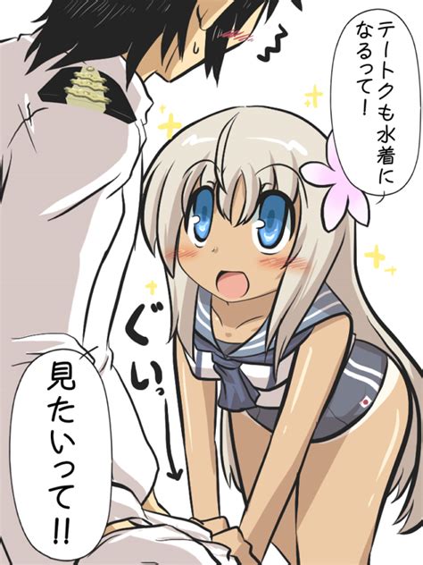 Admiral And Ro 500 Kantai Collection Drawn By Goma Gomasamune