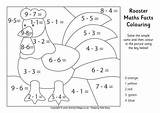 Rooster Maths Colouring Year Facts Pages Worksheets Bird Subtraction Kindergarten Activityvillage Math Coloring Color Birds Activity Farmyard Activities Chinese Colour sketch template