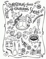 Coloring Pages Vocabulary Drive Food Color Popular Getcolorings Xmas Coloringhome sketch template