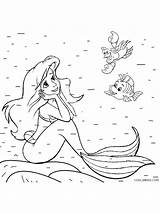 Coloring Melody Pages Mermaid Little Disney Princess Search Google sketch template