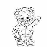 Tiger Coloring Pages Daniel Top Articles Printable sketch template