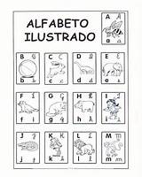 Alfabeto Ilustrado Atividades Patricienta Colorido Tarefas Escolares Criança Mikos Lenise sketch template