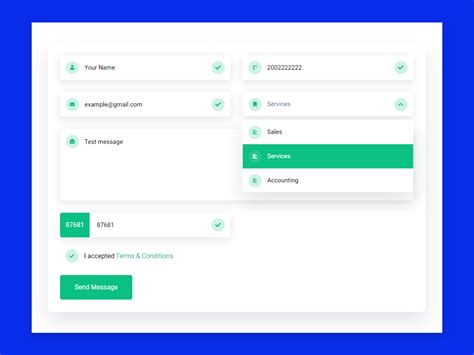 conformy php ajax modern contact form  aip themes  dribbble